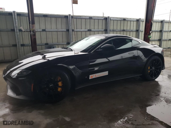 2019 Aston Martin Vantage with VIN SCFSMGAW3KGN00948, listed as a Copart auction lot 60547444 with 26,299 mi miles and Non Repairable. Bid and sale history available at carsss.com. Image 1.
