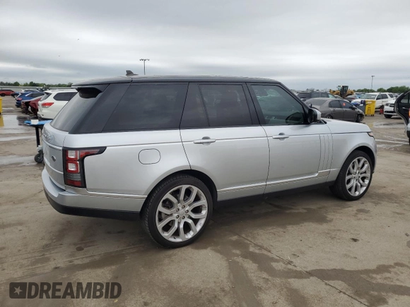 2015 Land Rover Range Rover HSE with VIN SALGS2VF6FA239727, listed as a Copart auction lot 51810815 with 58,551 mi miles and Clean title. Bid and sale history available at DreamBid. Image 3.
