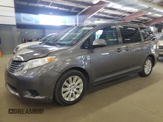 2015 Toyota Sienna LE with VIN 5TDJK3DC7FS105502, listed as a Copart auction lot 61672045 with 183,035 mi miles and Clean title. Bid and sale history available at DreamBid. Image 1.