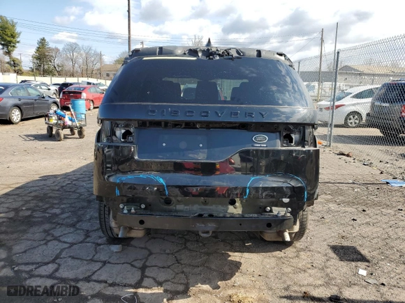 2017 Land Rover Discovery HSE Luxury with VIN SALRHBBV9HA044632, listed as a Copart auction lot 49712655 with 47,874 mi miles and Salvage Title. Bid and sale history available at carsss.com. Image 6.