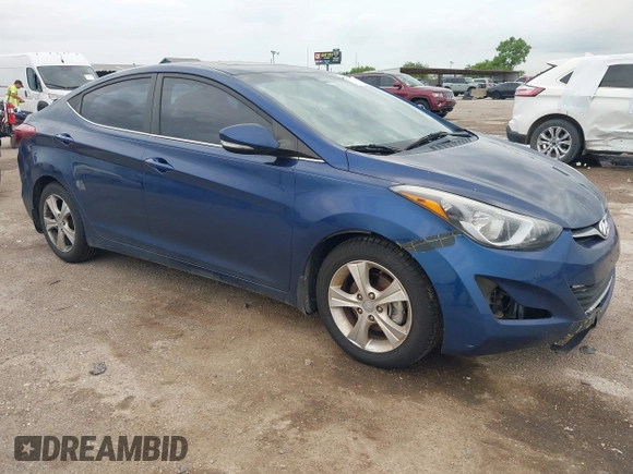 2016 Hyundai Elantra SE with VIN 5NPDH4AE2GH677544, listed as a IAAI auction lot 42371248 with 127,596 mi miles and . Bid and sale history available at DreamBid. Image 1.