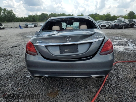 2020 Mercedes-Benz C 300 with VIN WDDWF8EB1LR558379, listed as a Copart auction lot 60684585 with Not provided miles and Salvage title. Bid and sale history available at DreamBid. Image 6.