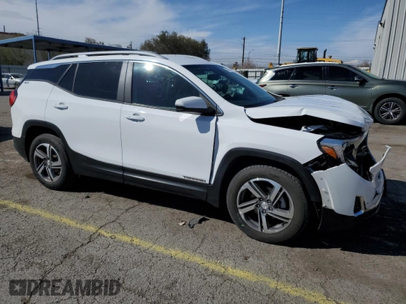 2019 GMC Terrain SLT with VIN 3GKALVEV6KL331396, listed as a Copart auction lot 47793645 with 72,504 mi miles and Salvage Title. Bid and sale history available at carsss.com. Image 4.