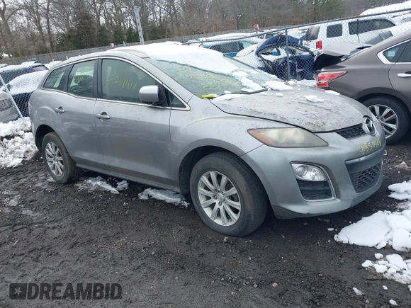 2011 Mazda CX-7 i SV with VIN JM3ER2AM5B0408559, listed as a IAAI auction lot 41550406 with 999,999 mi miles. Bid and sale history available at carsss.com. Image 1.