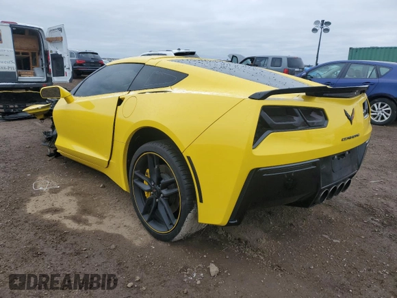 2019 Chevrolet Corvette 2LT with VIN 1G1YD2D74K5101437, listed as a Copart auction lot 85360354 with 0 mi miles and Salvage Title. Bid and sale history available at carsss.com. Image 2.