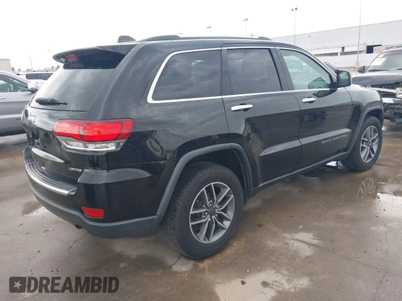 2020 Jeep Grand Cherokee Limited with VIN 1C4RJEBG6LC246517, listed as a IAAI auction lot 41902055 with 66,618 mi miles. Bid and sale history available at carsss.com. Image 4.