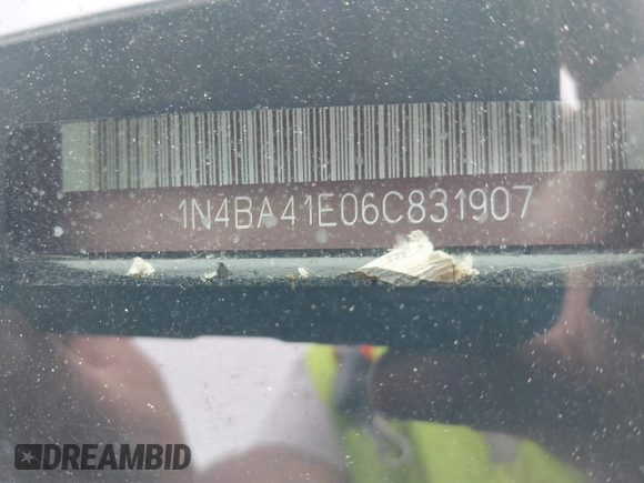 2006 Nissan Maxima SE с VIN 1N4BA41E06C831907, выставлен на аукционе IAAI как лот 40852598 с пробегом 135 994 миль миль и . История ставок и продаж доступна на DreamBid. Изображение 12.