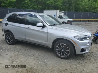 2017 BMW X5 xDrive50i with VIN 5UXKR6C53H0J84790, listed as a Copart auction lot 55818125 with 158,087 mi miles and Salvage title. Bid and sale history available at DreamBid. Image 4.