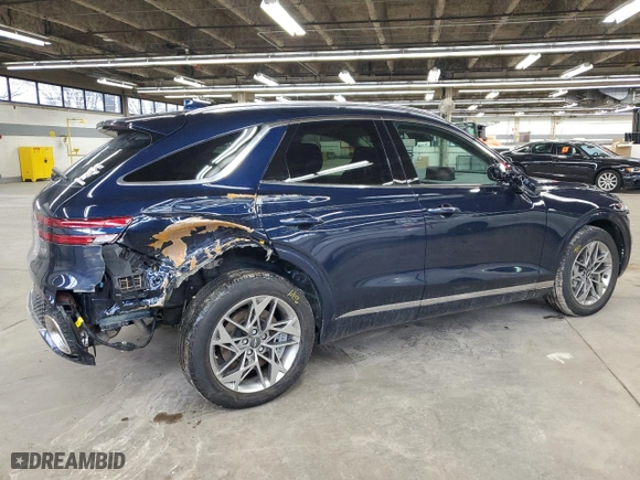 2023 Genesis GV70 2.5T with VIN KMUMADTB2PU078864, listed as a Copart auction lot 46684175 with 11,701 mi miles and Salvage Title. Bid and sale history available at carsss.com. Image 3.