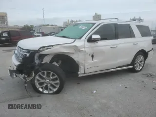 2018 Ford Expedition Platinum with VIN 1FMJU1LT3JEA51769, listed as a Copart auction lot 50543075 with 0 mi miles and Salvage Title. Bid and sale history available at carsss.com. Image 1.