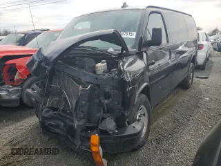 2016 Chevrolet Express Cargo Van with VIN 1GCWGAFGXG1158950, listed as a Copart auction lot 44547015 with 195,445 mi miles and Salvage Title. Bid and sale history available at carsss.com. Image 1.