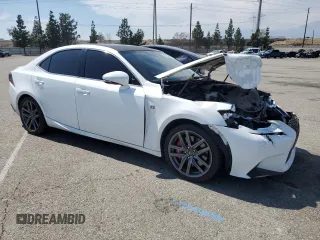 2016 Lexus IS 200t with VIN JTHBA1D27G5002704, listed as a Copart auction lot 52752465 with 84,357 mi miles and Salvage Title. Bid and sale history available at DreamBid. Image 4.