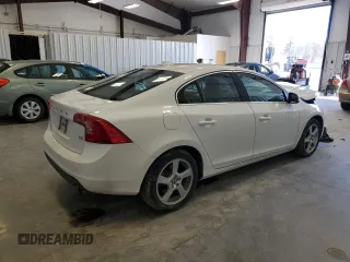2012 Volvo S60 T5 with VIN YV1622FS6C2093764, listed as a Copart auction lot 50685645 with 182,372 mi miles and Salvage Title. Bid and sale history available at carsss.com. Image 3.