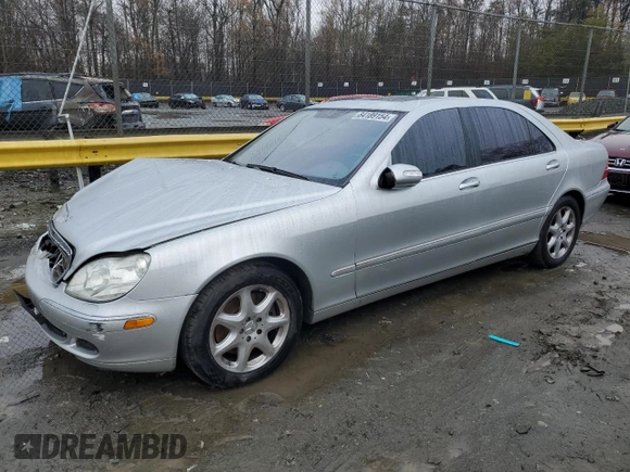 2006 Mercedes-Benz S 430 with VIN WDBNG83J56A480722, listed as a Copart auction lot 84189154 with 126,437 mi miles and Salvage Title. Bid and sale history available at carsss.com. Image 1.