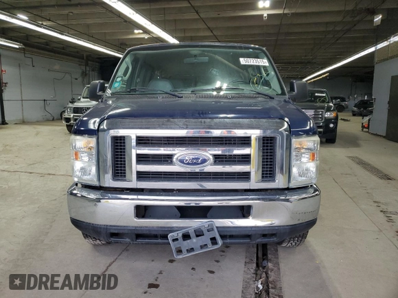 2008 Ford Econoline Passenger XL with VIN 1FMNE11L18DB43562, listed as a Copart auction lot 50723515 with 143,874 mi miles and Salvage Title. Bid and sale history available at carsss.com. Image 5.