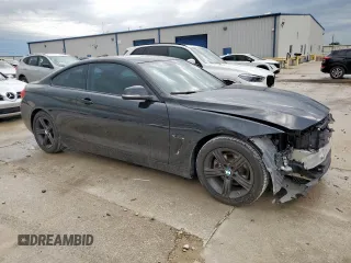 2014 BMW 4 Series 428i with VIN WBA3N3C51EF711635, listed as a Copart auction lot 54813555 with 110,285 mi miles and Salvage title. Bid and sale history available at DreamBid. Image 4.
