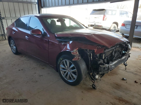 2016 Infiniti Q50 3.0t Premium with VIN JN1EV7AR0GM342616, listed as a Copart auction lot 46418185 with 83,413 mi miles and Salvage Title. Bid and sale history available at carsss.com. Image 4.