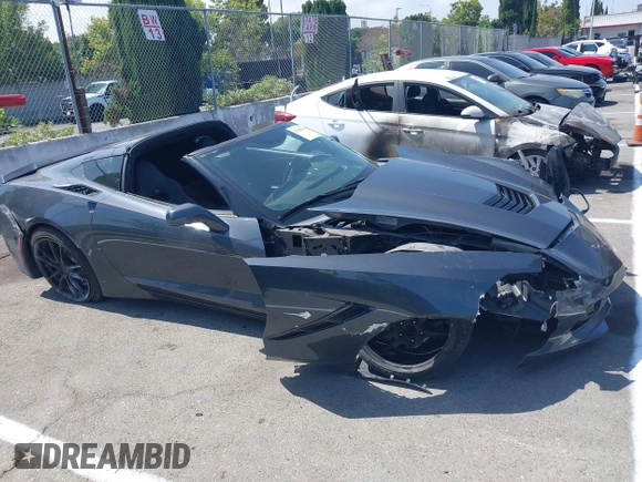 2014 Chevrolet Corvette 2LT with VIN 1G1YD2D75E5120437, listed as a IAAI auction lot 42588343 with Not provided miles and . Bid and sale history available at DreamBid. Image 12.
