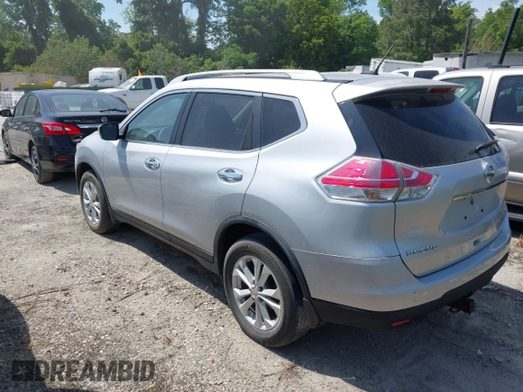 2015 Nissan Rogue SV with VIN KNMAT2MV9FP563268, listed as a IAAI auction lot 42181488 with 112,311 mi miles. Bid and sale history available at carsss.com. Image 3.
