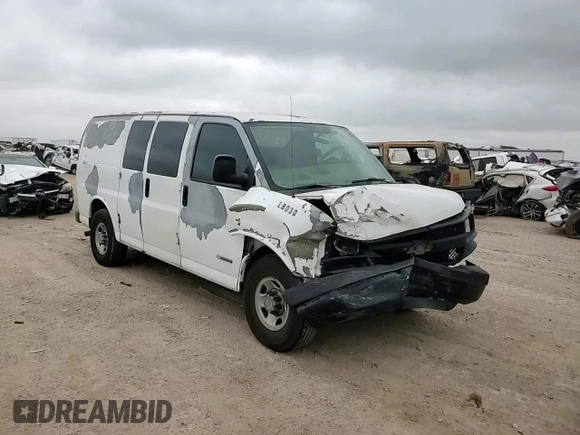 2006 Chevrolet Express Cargo z VIN 1GCGG25V861133375, wystawiony jako Copart lot #57604095 z przebiegiem 224 805 mil mil oraz Szkoda całkowita • Salvage title. Historia ofert i sprzedaży dostępna na DreamBid. Obrazek 13.