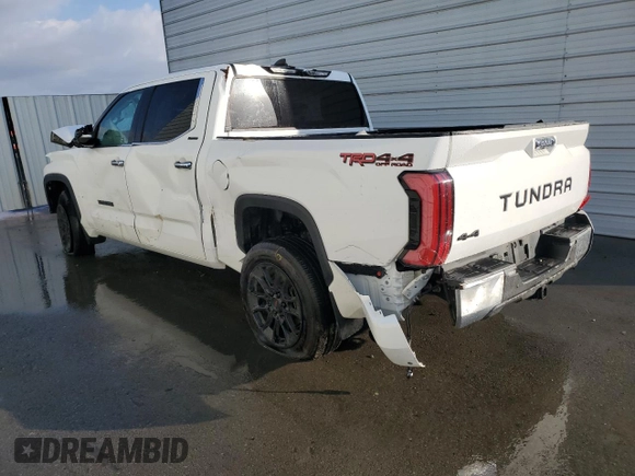 2022 Toyota Tundra Limited with VIN 5TFJA5DB2NX050200, listed as a Copart auction lot 87579955 with 32,928 mi miles and Salvage title. Bid and sale history available at DreamBid. Image 2.