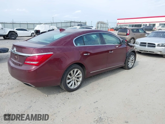 2015 Buick LaCrosse Leather with VIN 1G4GB5G36FF343550, listed as a IAAI auction lot 41623472 with 166,912 mi miles and . Bid and sale history available at DreamBid. Image 4.