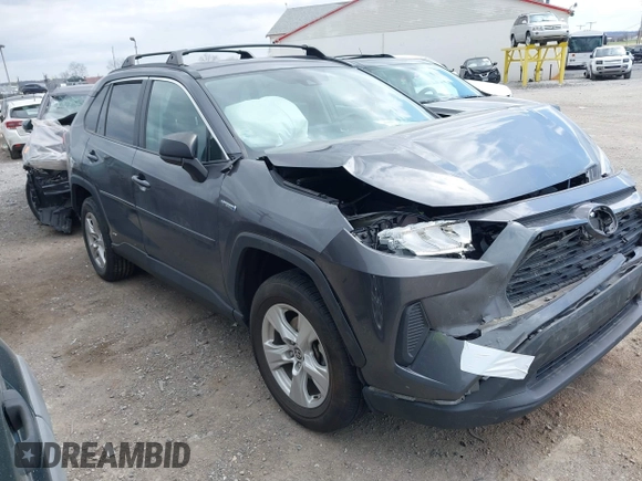 2021 Toyota RAV4 Hybrid LE with VIN 2T3LWRFVXMW118867, listed as a IAAI auction lot 41879735 with 62,978 mi miles. Bid and sale history available at carsss.com. Image 1.