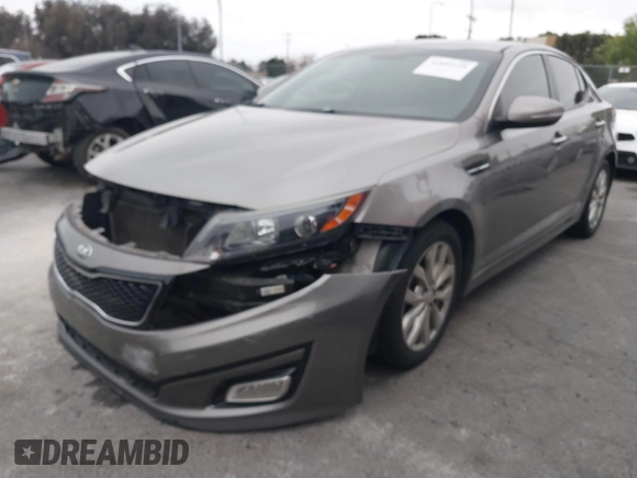 2015 Kia Optima LX with VIN 5XXGM4A75FG507392, listed as a IAAI auction lot 41889228 with 133,460 mi miles. Bid and sale history available at carsss.com. Image 18.