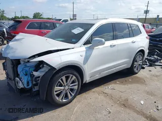 2024 Cadillac XT6 FWD Premium Luxury with VIN 1GYKPCRS9RZ726694, listed as a IAAI auction lot 42057522 with 19,312 mi miles and . Bid and sale history available at DreamBid. Image 2.