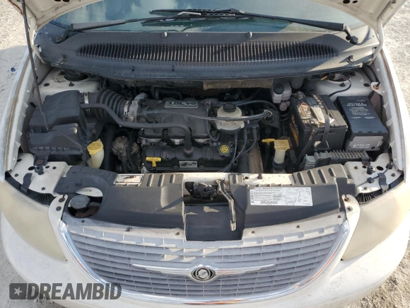 2002 Chrysler Town & Country Limited with VIN 2C8GP64L12R571490, listed as a Copart auction lot 43608465 with 158,236 mi miles and Salvage Title. Bid and sale history available at carsss.com. Image 12.
