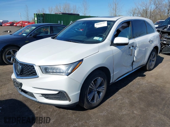 2020 Acura MDX with VIN 5J8YD4H3XLL001500, listed as a IAAI auction lot 42042725 with 84,419 mi miles. Bid and sale history available at carsss.com. Image 18.