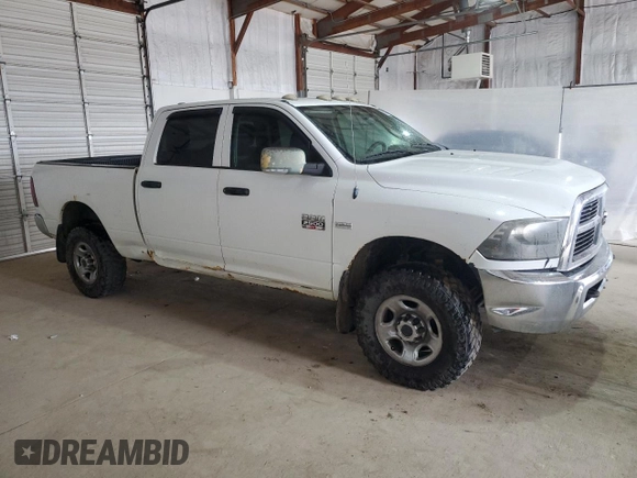 2011 Ram 2500 SLT with VIN 3D7TT2CT3BG566101, listed as a Copart auction lot 49774985 with 334,945 mi miles and Salvage title. Bid and sale history available at DreamBid. Image 4.