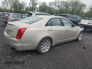 2014 Cadillac CTS Luxury AWD with VIN 1G6AX5SX0E0162681, listed as a Copart auction lot 55647855 with 45,426 mi miles and Salvage Title. Bid and sale history available at DreamBid. Image 3.
