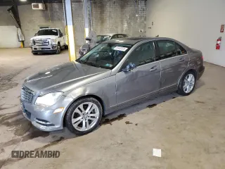 2012 Mercedes-Benz C 300 Sport with VIN WDDGF8BB1CA647084, listed as a Copart auction lot 53452325 with 95,059 mi miles and Salvage Title. Bid and sale history available at DreamBid. Image 1.