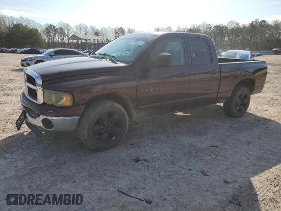 2005 Dodge 1500 SLT with VIN 1D7HA18D45J544330, listed as a Copart auction lot 50038735 with 189,333 mi miles and Salvage Title. Bid and sale history available at DreamBid. Image 1.