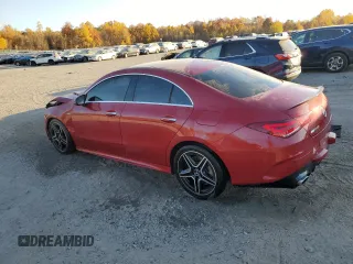 2022 Mercedes-Benz CLA 35 AMG with VIN W1K5J5BB1NN287234, listed as a Copart auction lot 76796244 with 31,113 mi miles and Salvage Title. Bid and sale history available at DreamBid. Image 2.