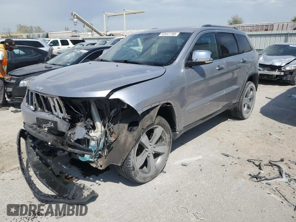 2014 Jeep Grand Cherokee Limited z VIN 1C4RJFBT2EC150809, wystawiony jako Copart lot #53441765 z przebiegiem 111 130 mil mil oraz Szkoda całkowita • Salvage title. Historia ofert i sprzedaży dostępna na DreamBid. Obrazek 1.