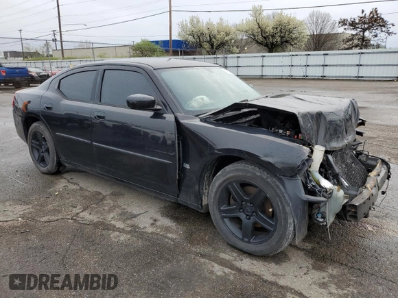 2010 Dodge Charger SXT with VIN 2B3CA3CV7AH273552, listed as a Copart auction lot 50618985 with Not Provided miles and Salvage Title. Bid and sale history available at DreamBid. Image 4.
