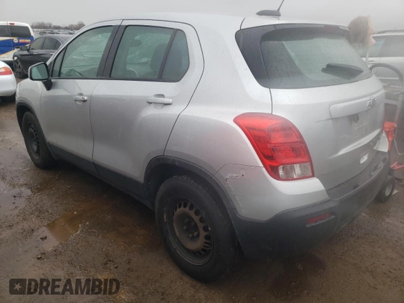 2015 Chevrolet Trax LS with VIN KL7CJKSB8FB093767, listed as a Copart auction lot 73109284 with 182,582 mi miles and Salvage Title. Bid and sale history available at carsss.com. Image 2.