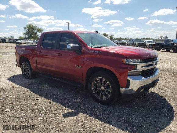 2021 Chevrolet Silverado 1500 LT with VIN 1GCPWCET7MZ147225, listed as a Copart auction lot 72713104 with 108,191 mi miles and Salvage Title. Bid and sale history available at carsss.com. Image 4.