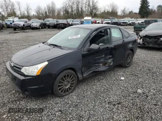 2010 Ford Focus SES with VIN 1FAHP3GN2AW197291, listed as a Copart auction lot 85857264 with 213,858 mi miles and Salvage Title. Bid and sale history available at carsss.com. Image 1.