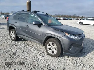 2020 Toyota RAV4 XLE with VIN 2T3P1RFV2LW106551, listed as a Copart auction lot 48983705 with 76,306 mi miles and Salvage Title. Bid and sale history available at DreamBid. Image 4.