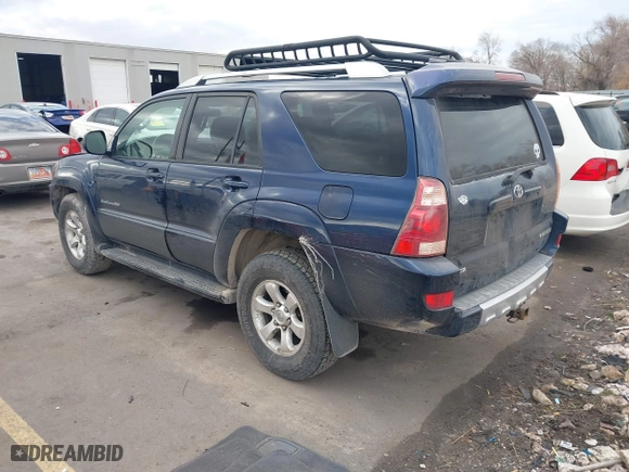 2005 Toyota 4Runner SR5 with VIN JTEBU14R958045762, listed as a IAAI auction lot 41703309 with 203,120 mi miles. Bid and sale history available at carsss.com. Image 3.