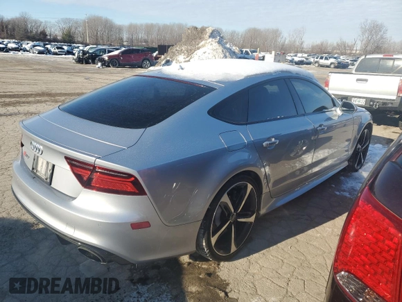 2017 Audi RS 7 Prestige z VIN WUAWAAFC8HN903853, wystawiony jako Copart lot #86112964 z przebiegiem 57 313 mil mil oraz Szkody całkowita. Historia ofert i sprzedaży dostępna na DreamBid. Obrazek 3.