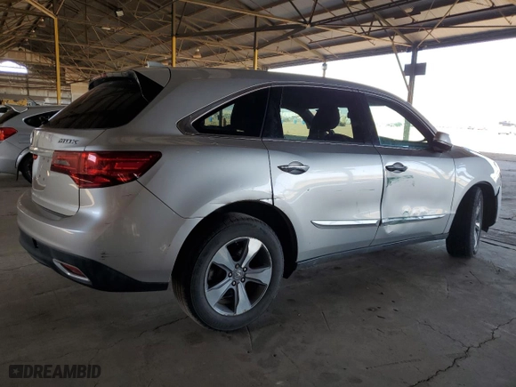 2015 Acura MDX with VIN 5FRYD3H28FB009231, listed as a Copart auction lot 51919065 with 122,636 mi miles and Salvage Title. Bid and sale history available at carsss.com. Image 3.