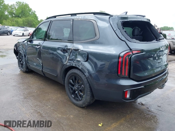 2024 Kia Telluride SX Prestige X-Line z VIN 5XYP5DGC9RG530255, wystawiony jako IAAI lot #42126741 z przebiegiem 8 595 mil mil oraz . Historia ofert i sprzedaży dostępna na DreamBid. Obrazek 3.