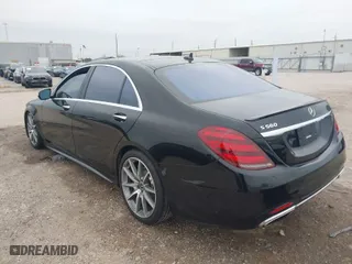 2019 Mercedes-Benz S-Class S 560 with VIN WDDUG8DBXKA471969, listed as a IAAI auction lot 41305721 with 65,215 mi miles. Bid and sale history available at carsss.com. Image 3.
