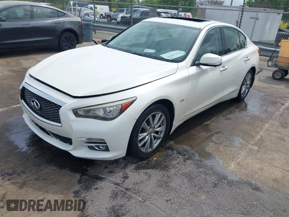 2016 Infiniti Q50 3.0t Premium with VIN JN1EV7AP7GM302998, listed as a IAAI auction lot 41912016 with 115,391 mi miles. Bid and sale history available at carsss.com. Image 17.