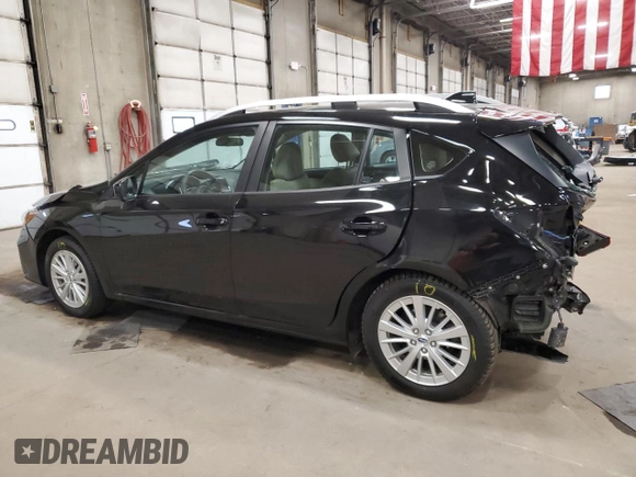 2018 Subaru Impreza Premium with VIN 4S3GTAD63J3750972, listed as a Copart auction lot 50039955 with 0 mi miles and Salvage Title. Bid and sale history available at carsss.com. Image 2.