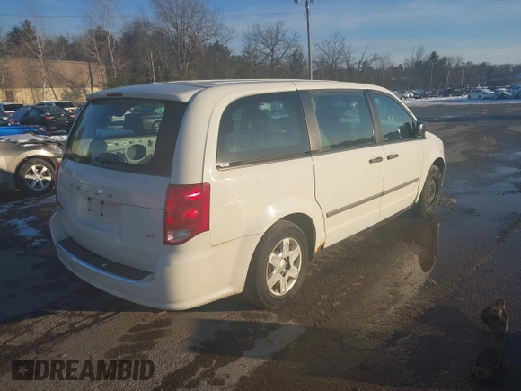 2011 Dodge Grand Caravan Cargo with VIN 2D4RN1AG0BR710134, listed as a IAAI auction lot 41385972 with 178,092 mi miles. Bid and sale history available at carsss.com. Image 4.